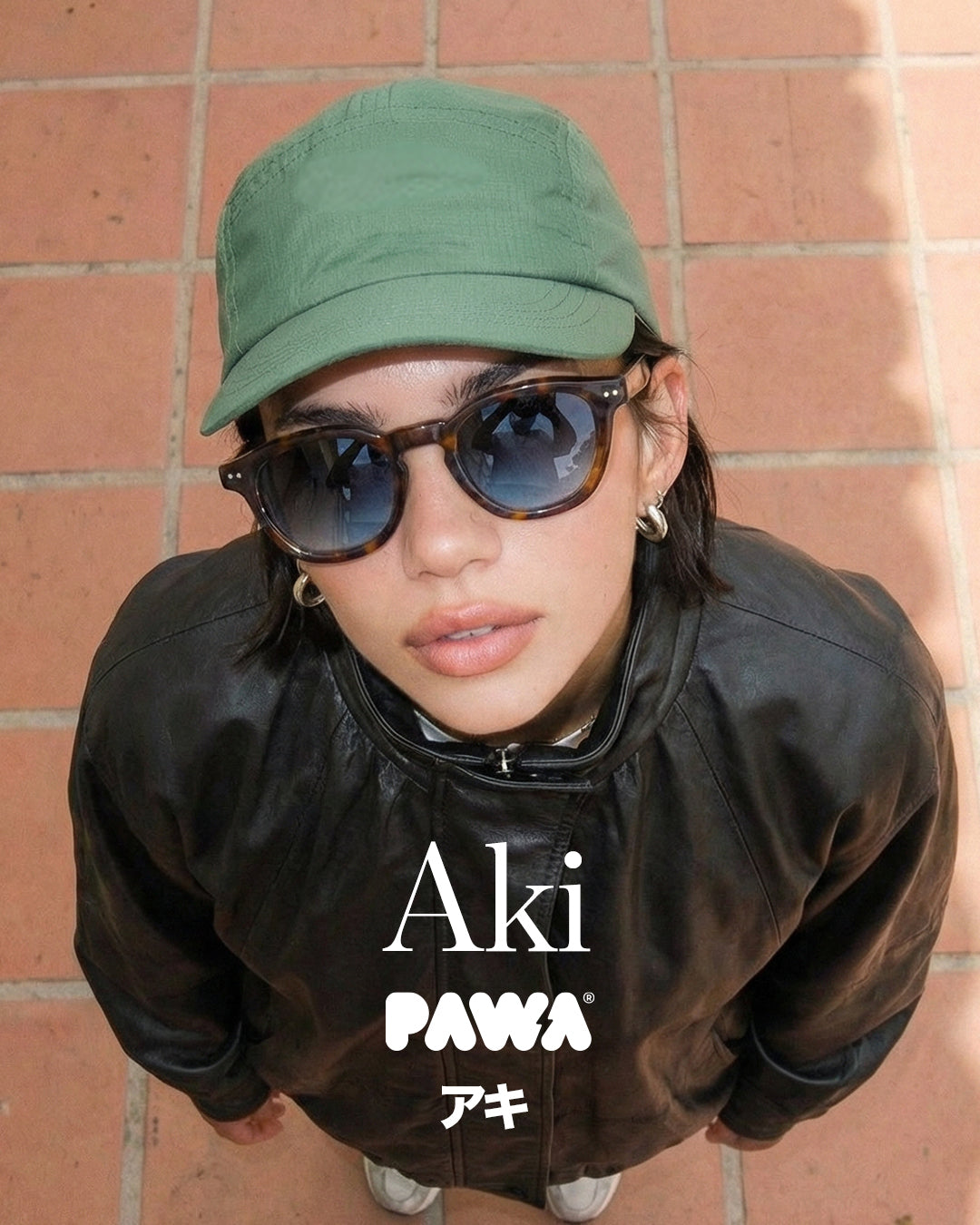 Campanha PAWA Aki – óculos de sol PAWA Aki em tartaruga