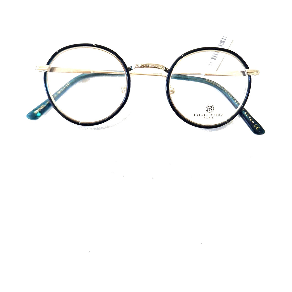 French Retro Manel – armação, verde/dourado