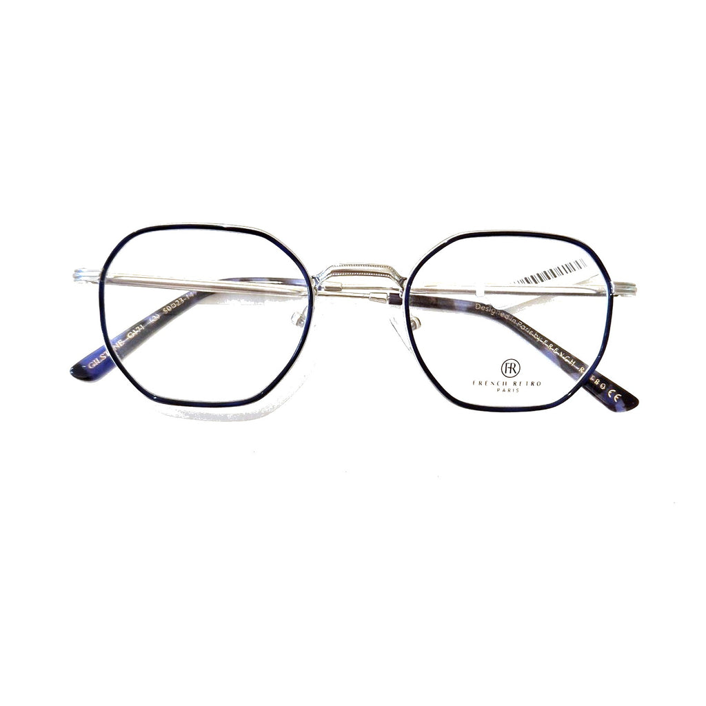 French Retro Gilstone – armação, azul/prateado