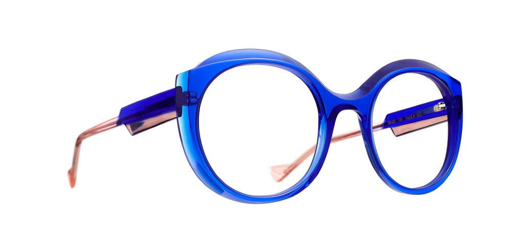 Caroline Abram Paola 923 bleu – vue de face