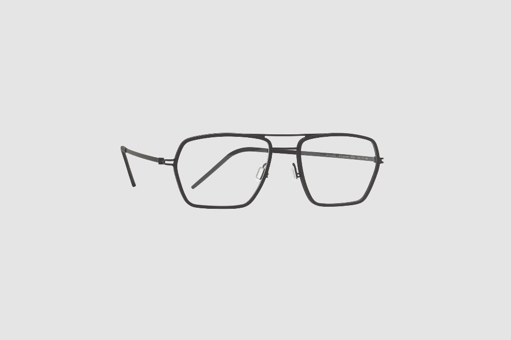 SLEEQ STEEL Anti-Hero #10A – monture optique, vue de trois quarts
