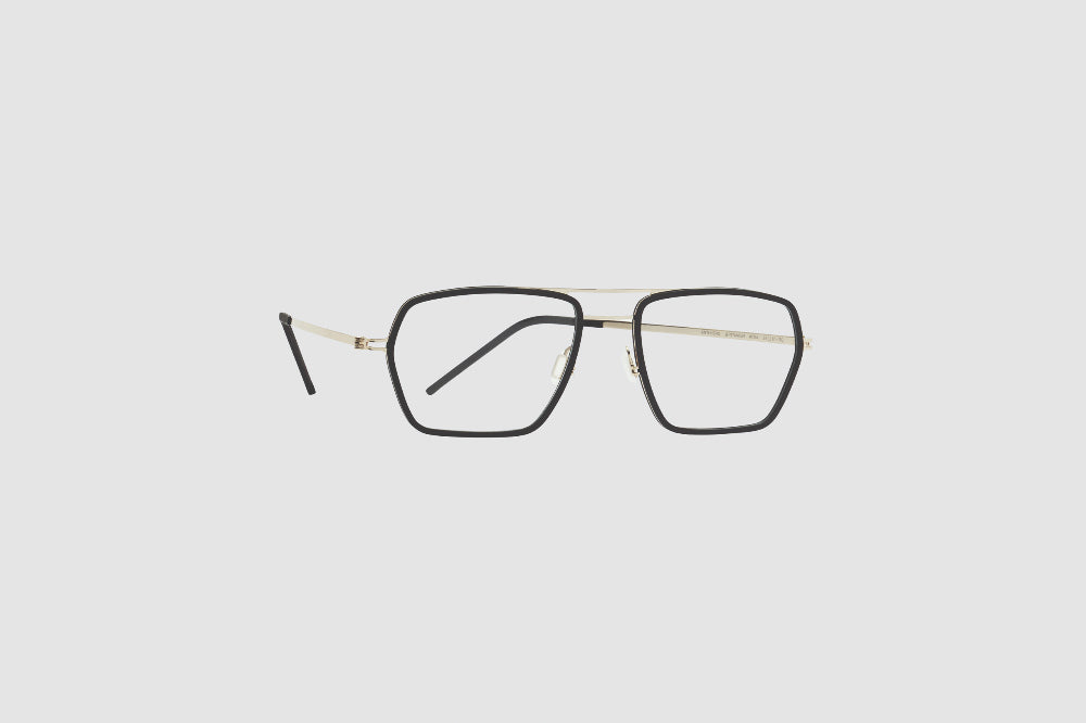 SLEEQ STEEL Anti-Hero #70A – monture optique, vue de trois quarts