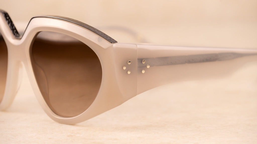 Pontet Navette – óculos de sol, branco opala 802, detalhe