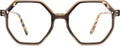 Óculos graduados French Retro Angelika em acetato, cor Noir/Écaille Marron — Steve Attal Optic, Lisboa