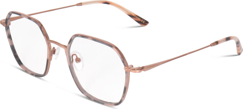 French Retro Aurore – armação, tartaruga cinza/bronze, perfil