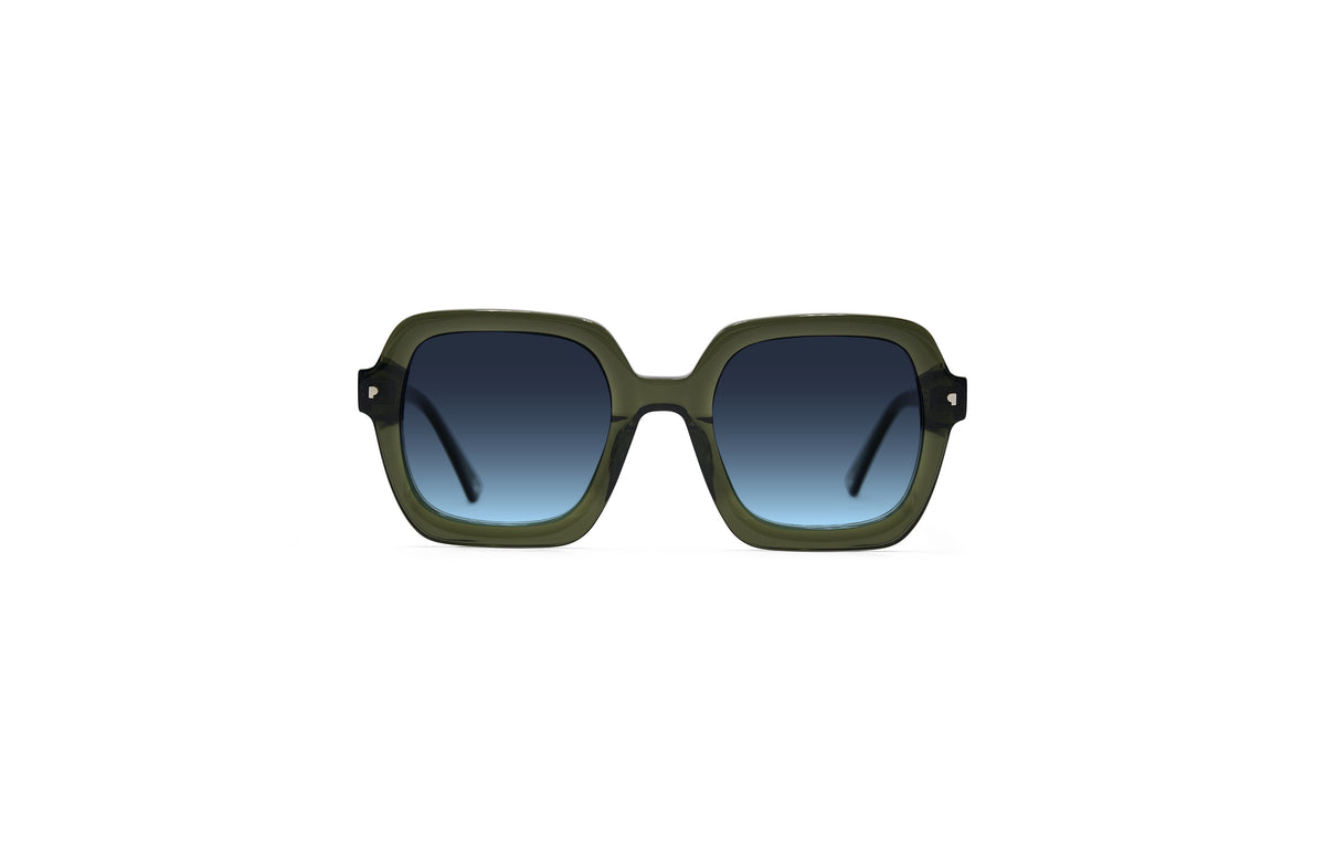 PAWA Akiba Khaki – lunettes de soleil, vue de face