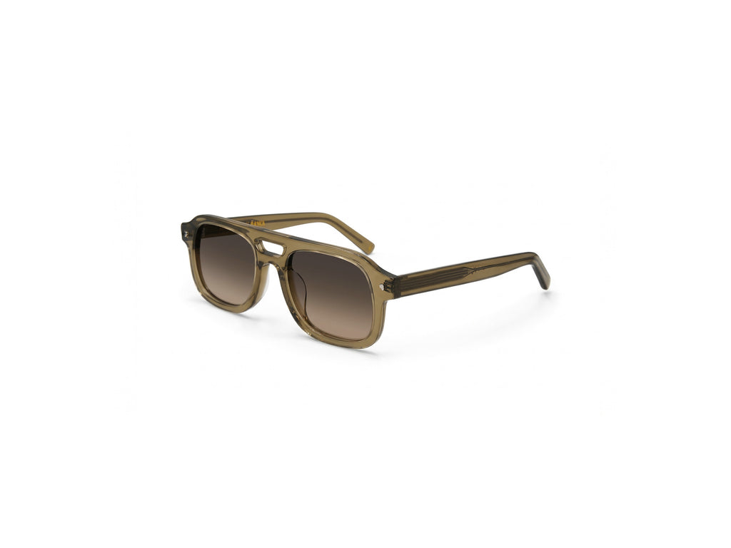 PAWA Vegeta Khaki – lunettes de soleil, vue de trois quarts