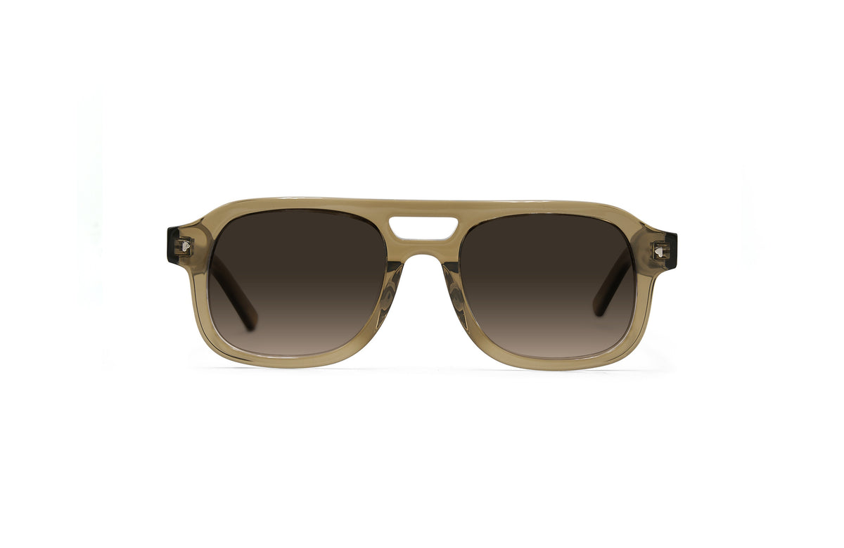 PAWA Vegeta Khaki – lunettes de soleil, vue de face