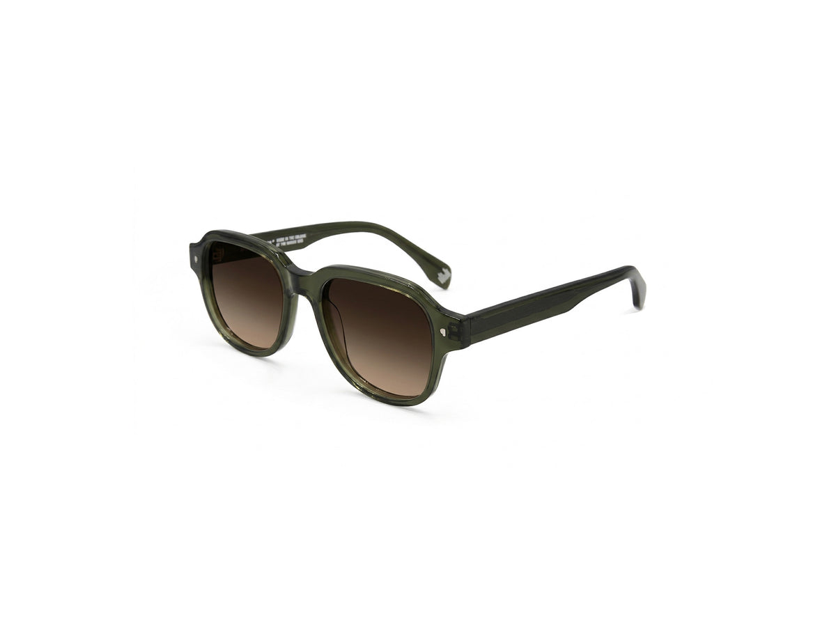 PAWA Roppongi Khaki – lunettes de soleil, vue de trois quarts