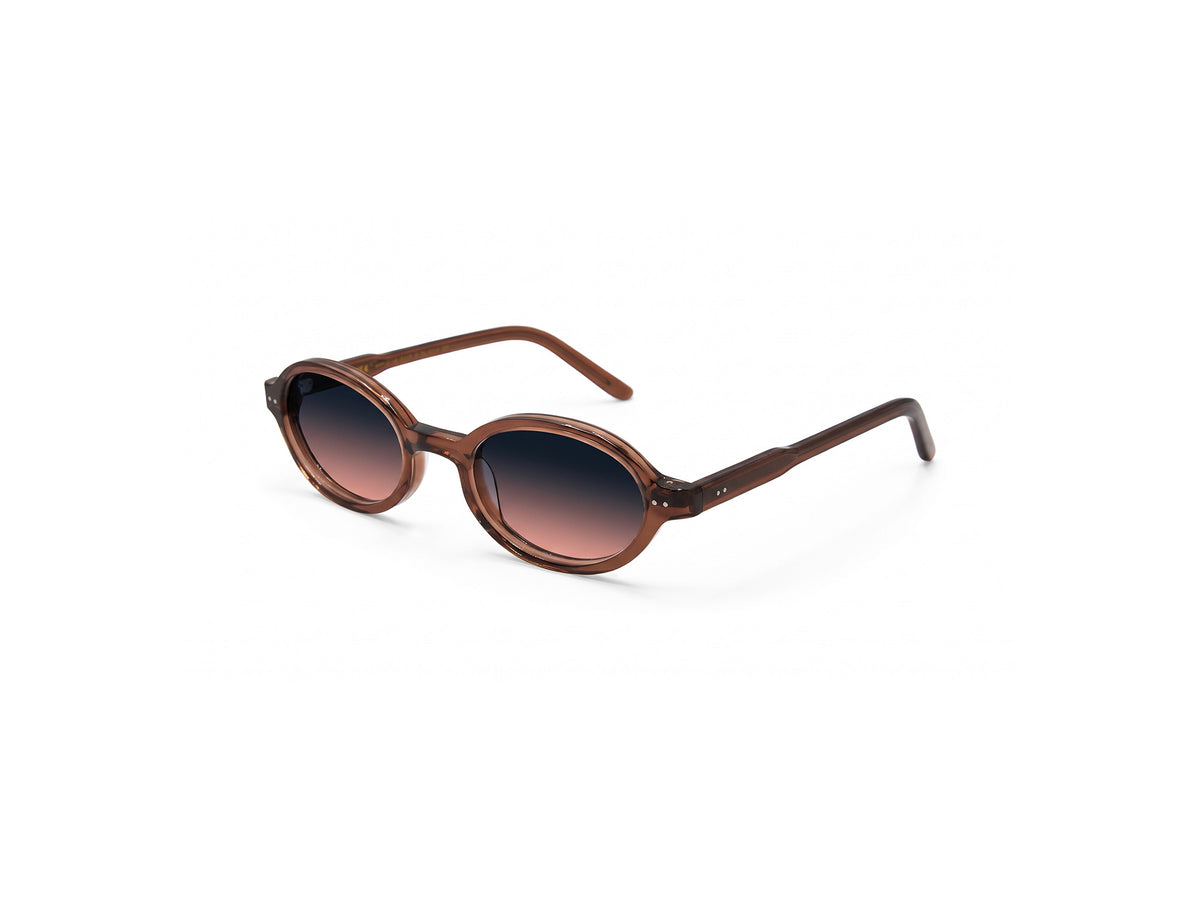 PAWA Natsu Crystal Brown – lunettes de soleil, vue de trois quarts