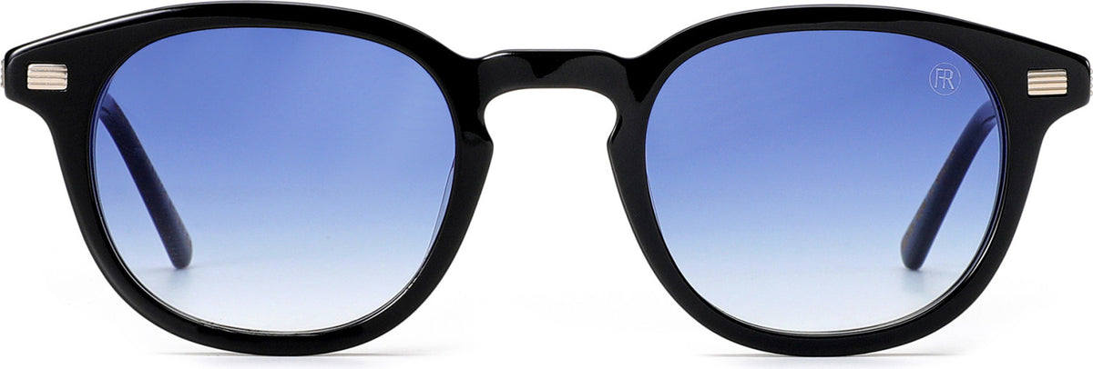 Óculos de sol French Retro Kevin em acetato, cor Noir/Or VB — Steve Attal Optic, Lisboa