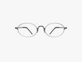 SLEEQ STEEL Curvature #60 – monture optique, vue de face